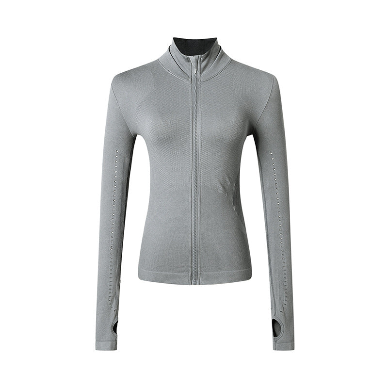 Women's Long Sleeve Zip Sports Jacket