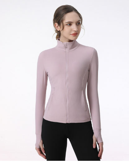Women's Long Sleeve Zip Sports Jacket
