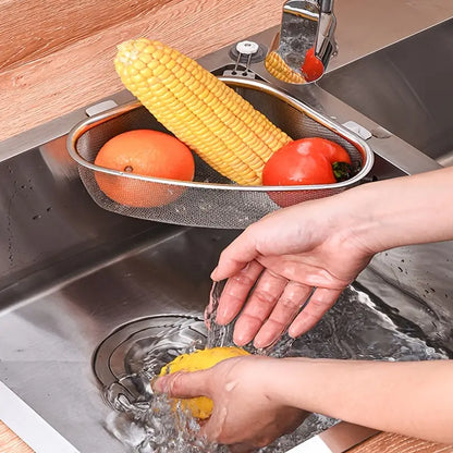 Triangular Stainless Steel Sink Strainer