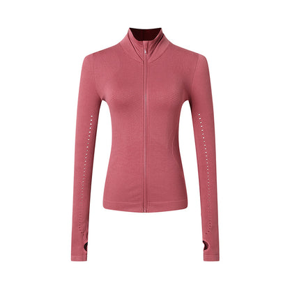 Women's Long Sleeve Zip Sports Jacket