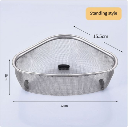 Triangular Stainless Steel Sink Strainer