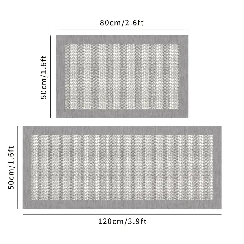 2-Pack Non-Slip Kitchen Floor Mats