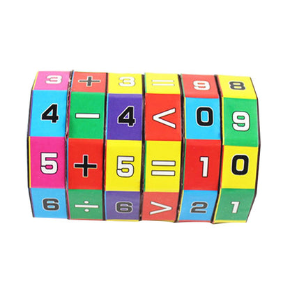 Cylindrical Math Cube Learning Toy