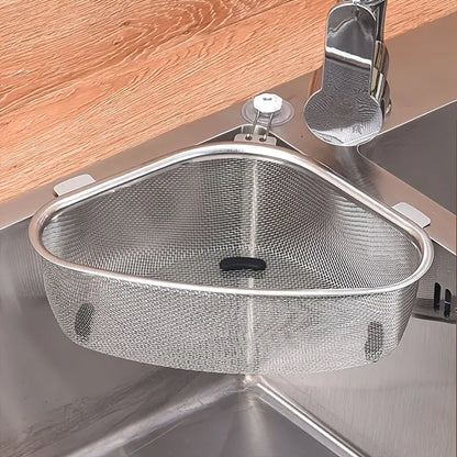 Triangular Stainless Steel Sink Strainer