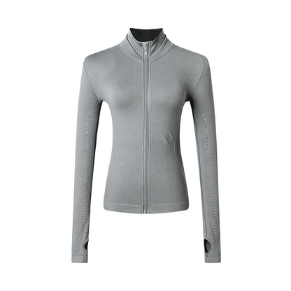 Women's Long Sleeve Zip Sports Jacket