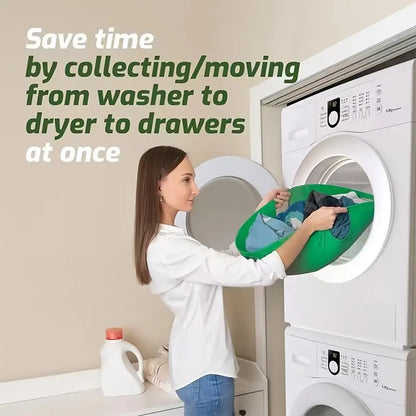 Portable Collapsible Laundry Basket for Easy Organization