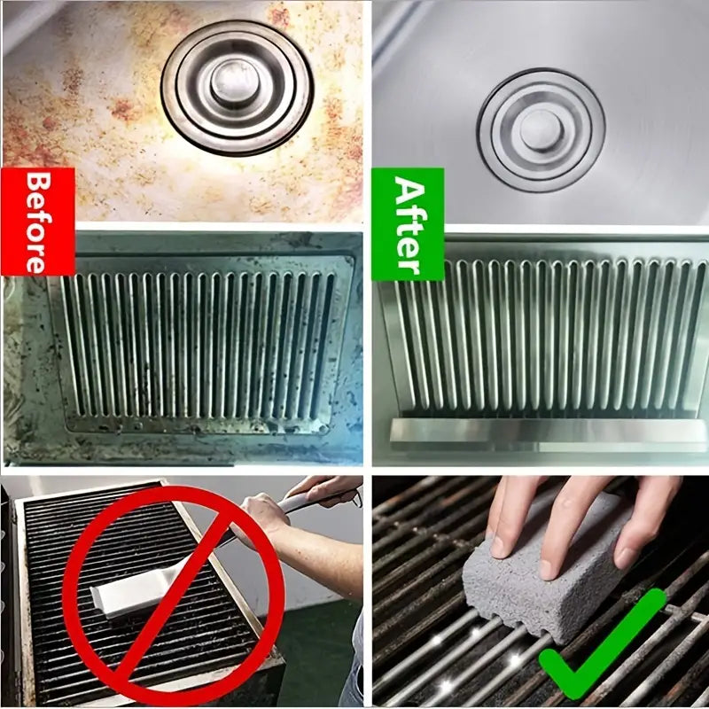 Grill Griddle Cleaning Brick for BBQ Racks