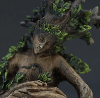 Forest Goddess Tree Man Resin Sculpture