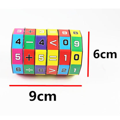Cylindrical Math Cube Learning Toy