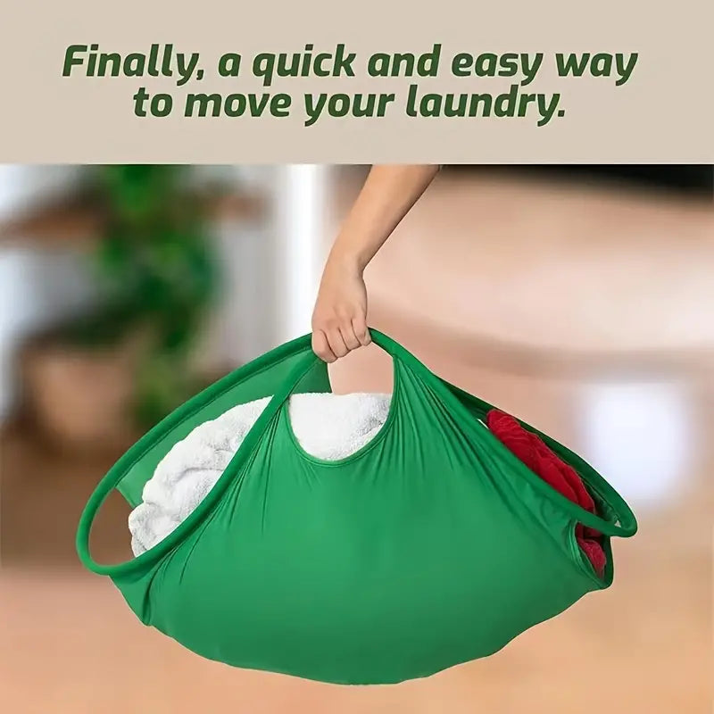 Portable Collapsible Laundry Basket for Easy Organization