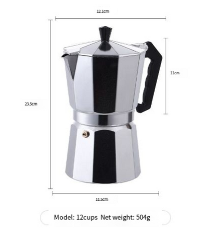 Italian Aluminum Moka Coffee Pot