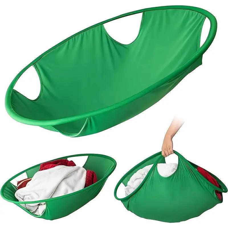 Portable Collapsible Laundry Basket for Easy Organization
