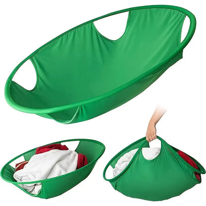 Portable Collapsible Laundry Basket for Easy Organization