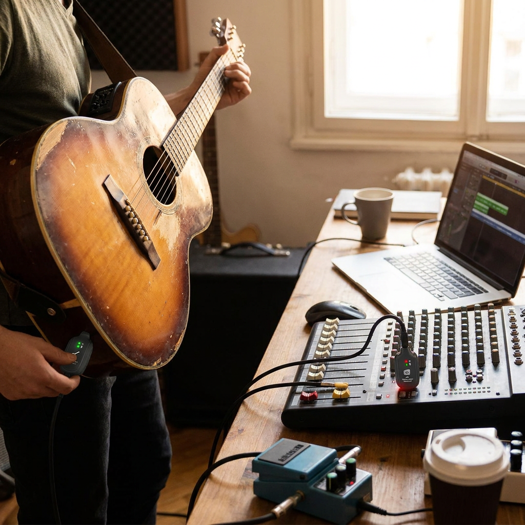 Wireless Guitar Transmission System lifestyle
