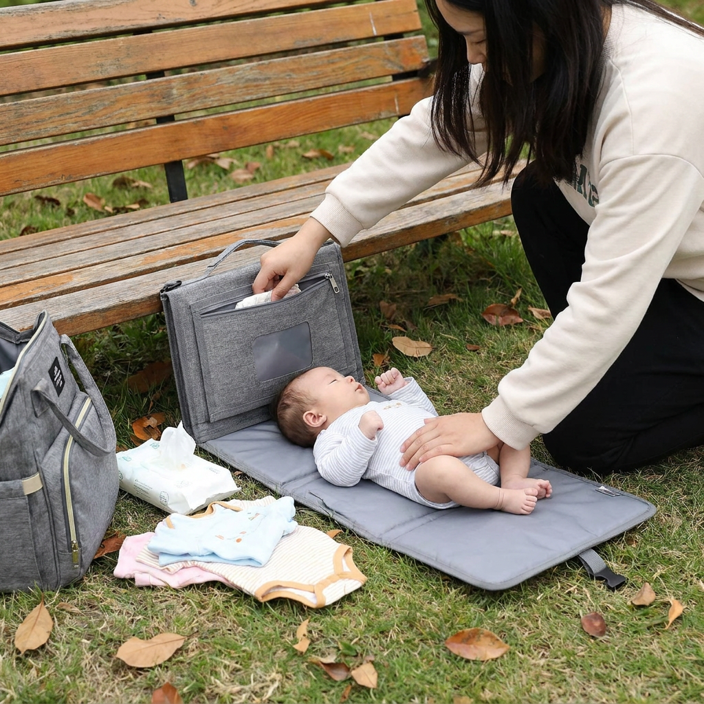 Portable Baby Changing Pad lifestyle