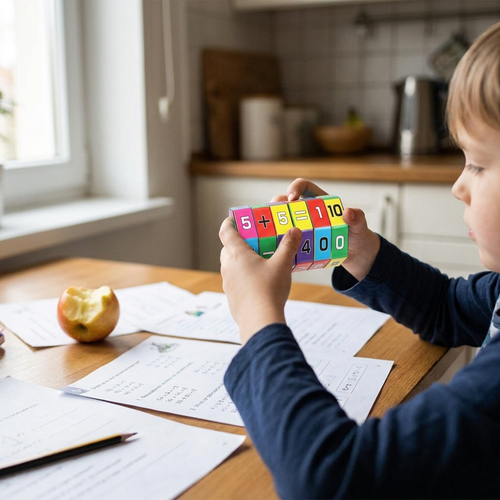 Math Cube Learning Toy lifestyle