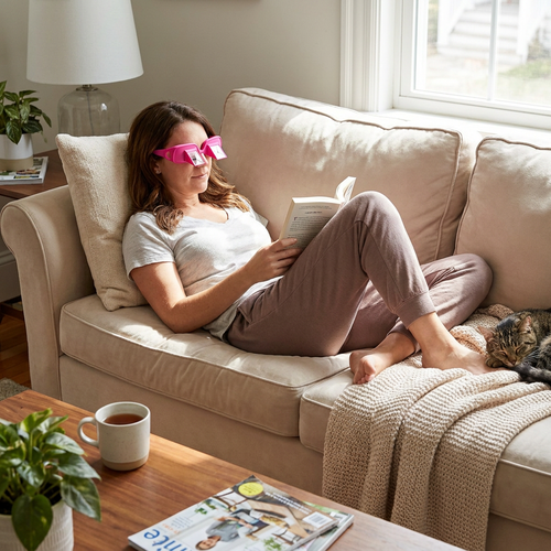 Lazy Periscope Reading Glasses lifestyle