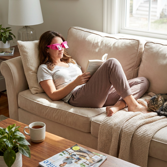Lazy Periscope Reading Glasses lifestyle