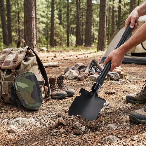 Shovel Garden Tool Stainless Steel Folding lifestyle
