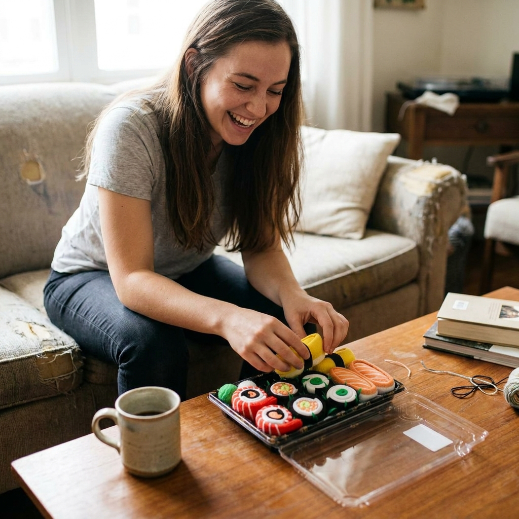 Unisex Sushi Socks lifestyle