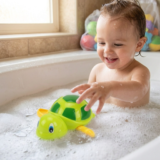 Wind-Up Turtle Bath Toy lifestyle