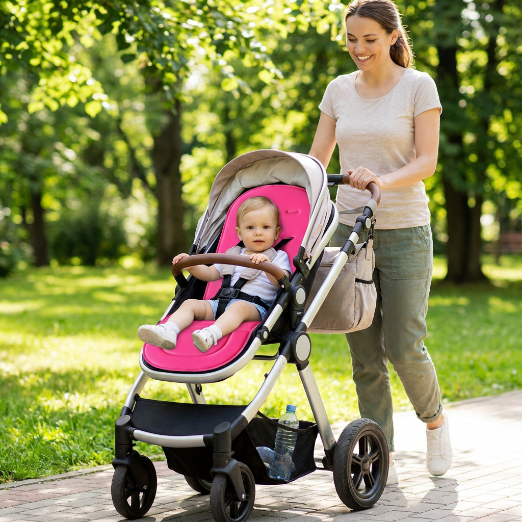 Baby Stroller Cushion lifestyle