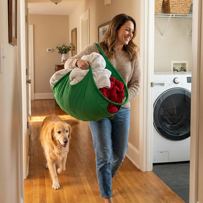Portable Collapsible Laundry Basket lifestyle