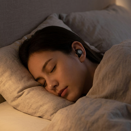 Sleep Earplugs worn for sleep